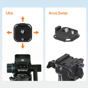 Ulanzi UKA09 Quick-Release Anti-Twist Plate (C080) เพลทปลดเร็ว ขาตั้งกล้อง 5 Ulanzi uka09 quick release anti twist plate (c080) เพลทปลดเร็ว ขาตั้งกล้อง 5