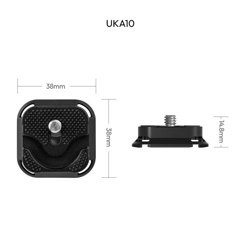 Ulanzi UKA10 Cable Clamp Quick Release Plate - แผ่นควิกรีลีสพร้อมระบบจัดการสายเคเบิล (16) Ulanzi uka10 cable clamp quick release plate แผ่นควิกรีลีสพร้อมระบบจัดการสายเคเบิล (16)