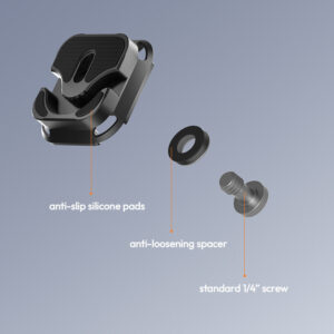Ulanzi UKA10 Cable Clamp Quick Release Plate - แผ่นควิกรีลีสพร้อมระบบจัดการสายเคเบิล (8) Ulanzi uka10 cable clamp quick release plate แผ่นควิกรีลีสพร้อมระบบจัดการสายเคเบิล (8)