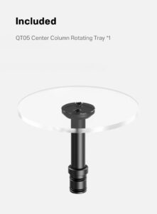 Ulanzi qt05 center column rotating tray ถาดถ่ายภาพ 360° สำหรับ ขาตั้งกล้อง ถาดหมุน (6)