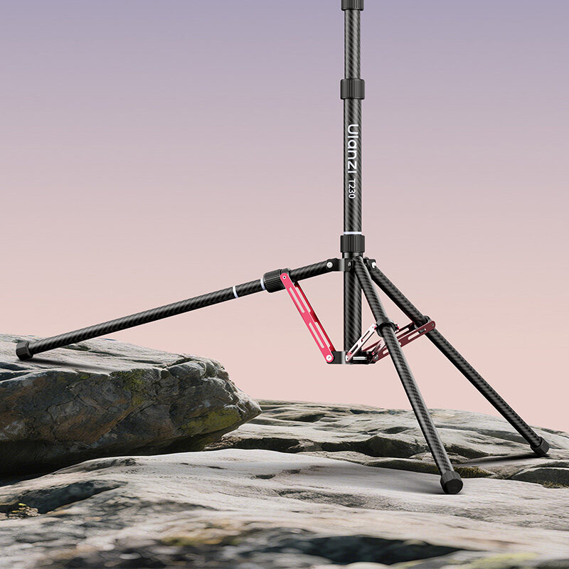 Ulanzi T230 Reversible Leg Light Stand ขาตั้งไฟ คาร์บอนไฟเบอร์ น้ำหนักเบา สูง 2.3 เมตร ขาตั้งกล้อง ไม้เซลฟี่ แขนบูม_11 Ulanzi t230 reversible leg light stand ขาตั้งไฟ คาร์บอนไฟเบอร์ น้ำหนักเบา สูง 2.3 เมตร ขาตั้งกล้อง ไม้เซลฟี่ แขนบูม 11