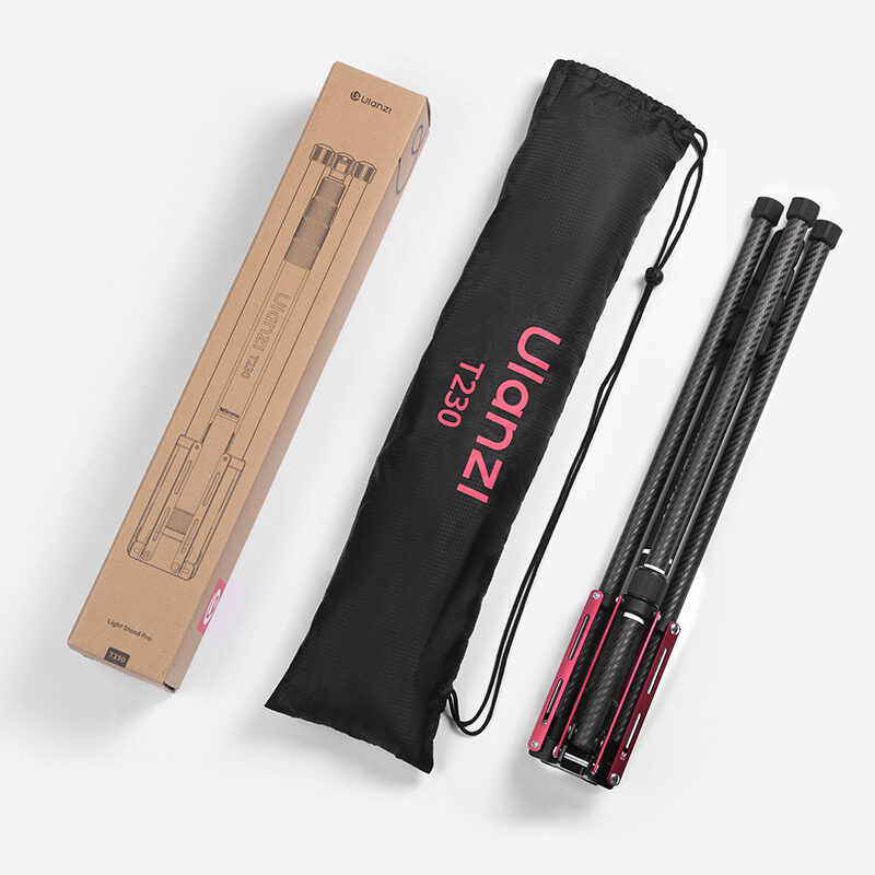 Ulanzi T230 Reversible Leg Light Stand ขาตั้งไฟ คาร์บอนไฟเบอร์ น้ำหนักเบา สูง 2.3 เมตร ขาตั้งกล้อง ไม้เซลฟี่ แขนบูม_19 Ulanzi t230 reversible leg light stand ขาตั้งไฟ คาร์บอนไฟเบอร์ น้ำหนักเบา สูง 2.3 เมตร ขาตั้งกล้อง ไม้เซลฟี่ แขนบูม 19