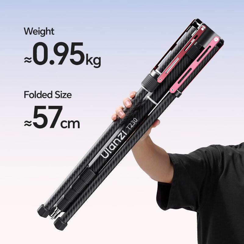 Ulanzi T230 Reversible Leg Light Stand ขาตั้งไฟ คาร์บอนไฟเบอร์ น้ำหนักเบา สูง 2.3 เมตร ขาตั้งกล้อง ไม้เซลฟี่ แขนบูม_2 Ulanzi t230 reversible leg light stand ขาตั้งไฟ คาร์บอนไฟเบอร์ น้ำหนักเบา สูง 2.3 เมตร ขาตั้งกล้อง ไม้เซลฟี่ แขนบูม 2