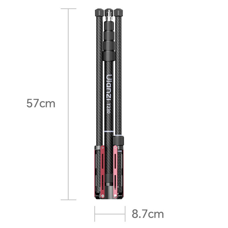 Ulanzi T230 Reversible Leg Light Stand ขาตั้งไฟ คาร์บอนไฟเบอร์ น้ำหนักเบา สูง 2.3 เมตร ขาตั้งกล้อง ไม้เซลฟี่ แขนบูม_20 Ulanzi t230 reversible leg light stand ขาตั้งไฟ คาร์บอนไฟเบอร์ น้ำหนักเบา สูง 2.3 เมตร ขาตั้งกล้อง ไม้เซลฟี่ แขนบูม 20