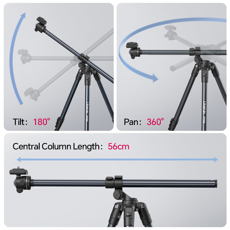 Ulanzi TT59 Horizontal Center Column Tripod ขาตั้งกล้อง ขาตั้งมุมท็อป14 Ulanzi tt59 horizontal center column tripod ขาตั้งกล้อง ขาตั้งมุมท็อป14