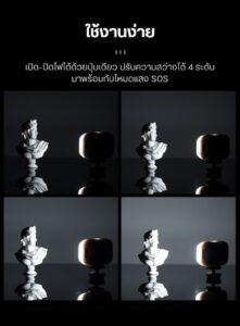 Ulanzi vl28 mini fill light ไฟ led ไฟพกพา cri95+ 6500k ไฟกล้อง ไฟเซลฟี่ (4)