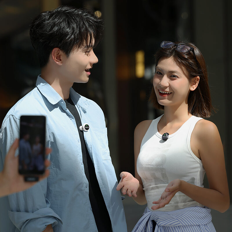 Ulanzi A21 Wireless Microphone - ไมโครโฟนไร้สายขนาดกระดุมพร้อม AI Noise Re (18) Ulanzi a21 wireless microphone ไมโครโฟนไร้สายขนาดกระดุมพร้อม ai noise re (18)