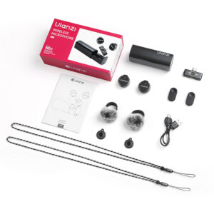 Ulanzi A21 Wireless Microphone - ไมโครโฟนไร้สายขนาดกระดุมพร้อม AI Noise Re (23) Ulanzi a21 wireless microphone ไมโครโฟนไร้สายขนาดกระดุมพร้อม ai noise re (23)