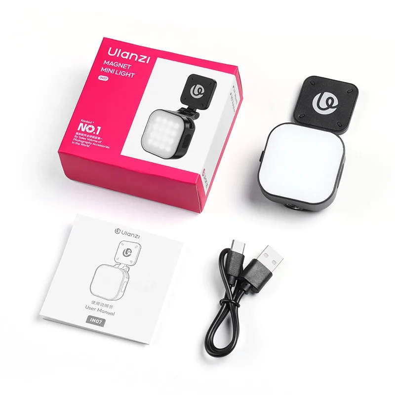 Ulanzi IN07 Magnetic Fill Light for Insta360 Go Ultra Mini - ไฟเติมแสงแม่เหล็กขน (25) Ulanzi in07 magnetic fill light for insta360 go ultra mini ไฟเติมแสงแม่เหล็กขน (25)