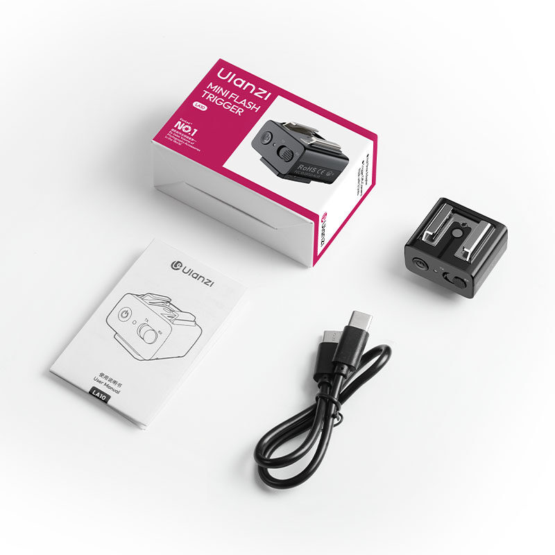 Ulanzi la10 mini flash trigger ทริกเกอร์แฟลชไร้สายขนาดจิ๋ว ควบคุม multi light 2 (14)