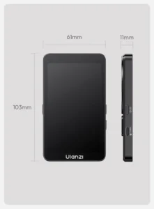Ulanzi vm1 vlog selfie monitor screen จอมอนิเตอร์ จอเซลฟี่ zero lag จอหลัง iphone จอ magsafe (18)