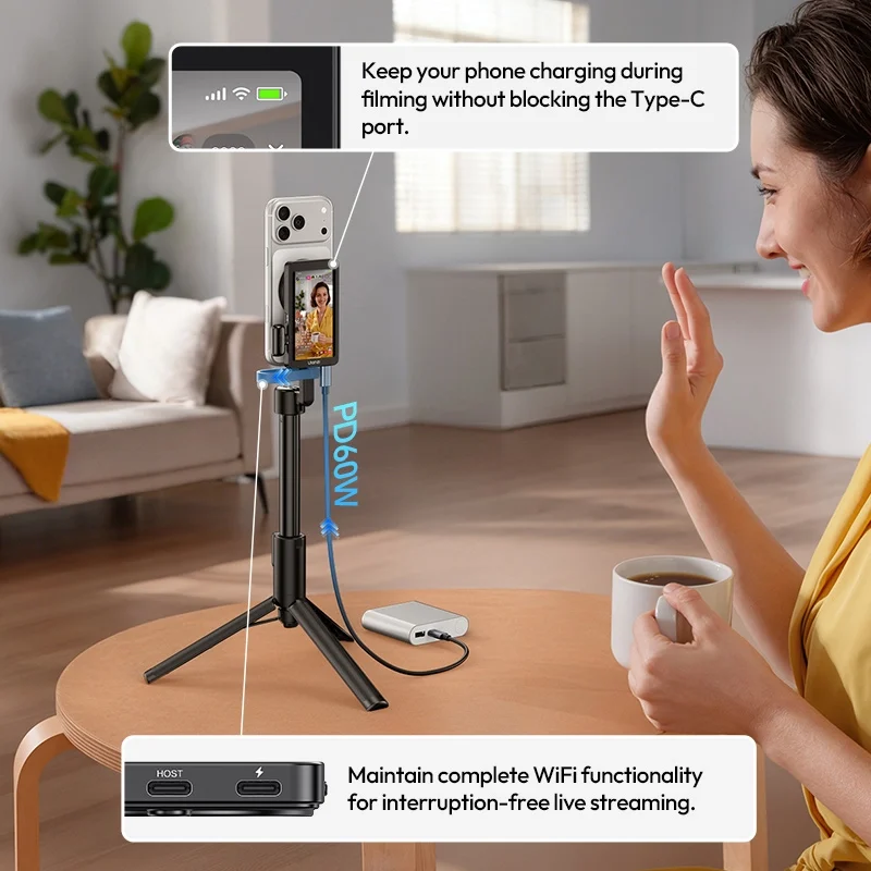 Ulanzi VM1 Vlog Selfie Monitor Screen - จอมอนิเตอร์เซลฟี่แบบ Zero-Lag (16) Ulanzi vm1 vlog selfie monitor screen จอมอนิเตอร์เซลฟี่แบบ zero lag (16)