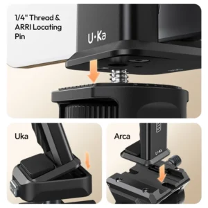Ulanzi CA15 OneLock Tablet Clamp - ที่หนีบแท็บเล็ตระบบ OneLock ปรับได้ 13.5-22cm อลูมิเนียมอัลลอย_4 Ulanzi ca15 onelock tablet clamp ที่หนีบแท็บเล็ตระบบ onelock ปรับได้ 13.5 22cm อลูมิเนียมอัลลอย 4