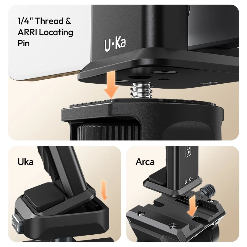 Ulanzi CA15 OneLock Tablet Clamp - ที่หนีบแท็บเล็ตระบบ OneLock ปรับได้ 13.5-22cm อลูมิเนียมอัลลอย_4 Ulanzi ca15 onelock tablet clamp ที่หนีบแท็บเล็ตระบบ onelock ปรับได้ 13.5 22cm อลูมิเนียมอัลลอย 4