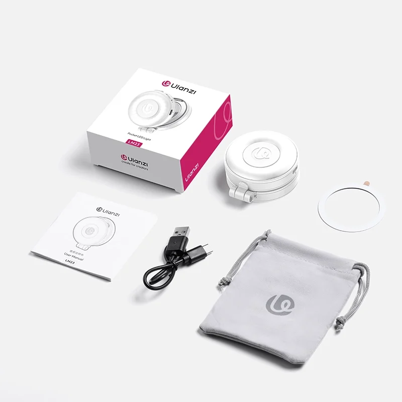 Ulanzi LM23 Magnet Light Selfie 17_ Ulanzi lm23 magnet light selfie 17