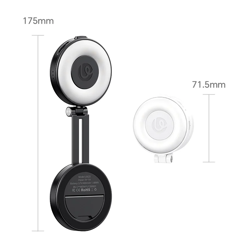 Ulanzi LM23 Magnet Light Selfie 19_ Ulanzi lm23 magnet light selfie 19