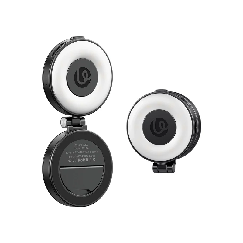 Ulanzi LM23 Magnet Light Selfie 1_ Ulanzi lm23 magnet light selfie 1