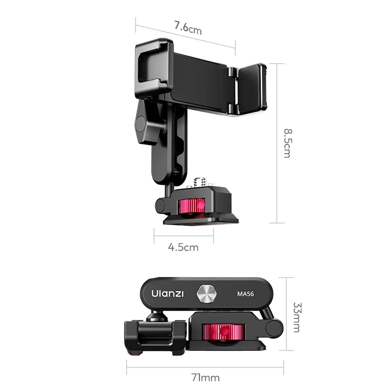 Ulanzi MA56 Phone Clamp magsafe For Camera Hotshoe_14-_ Ulanzi ma56 phone clamp magsafe for camera hotshoe 14