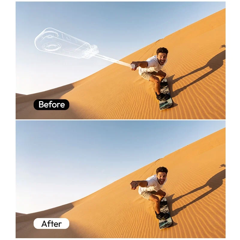 Ulanzi MT98 Invisible Selfie Stick for Insta360 15_ Ulanzi mt98 invisible selfie stick for insta360 15