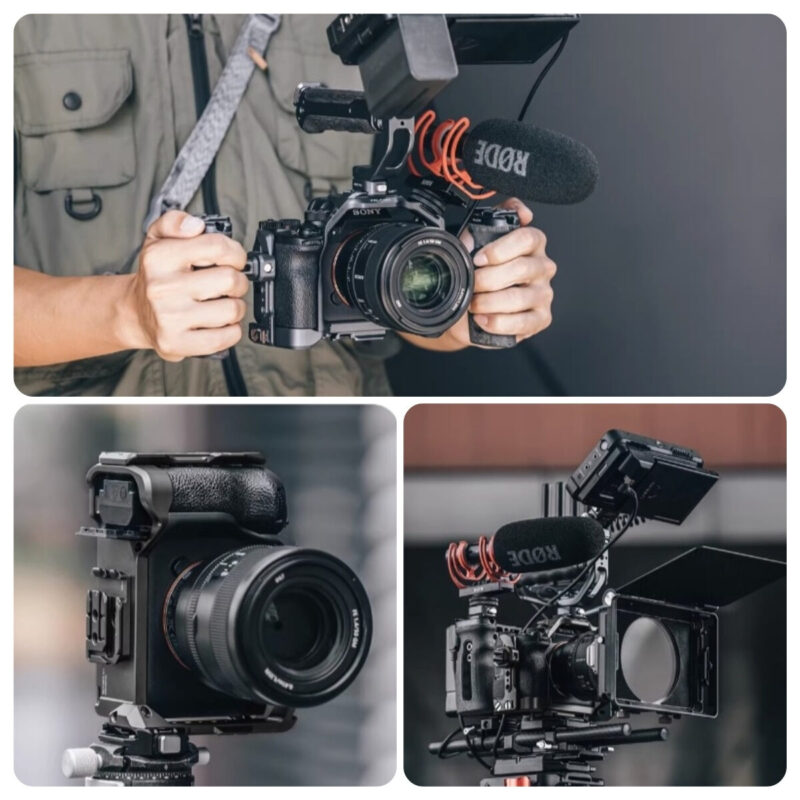 Falcam f22&f38&f50 quick release camera cage for sony a7r5 a1 a7m4 (6)