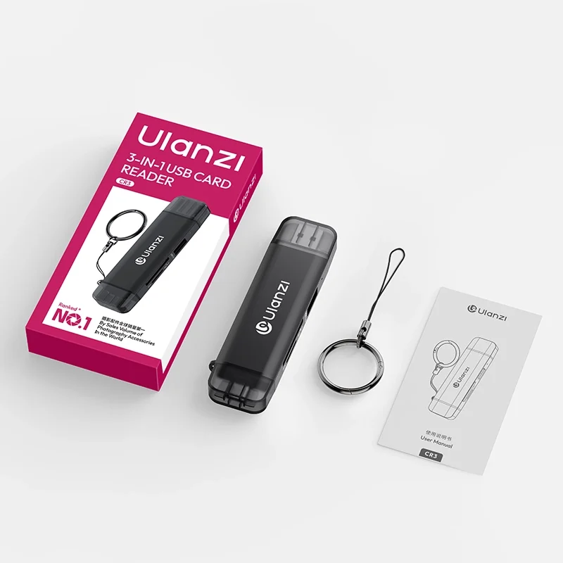 Ulanzi cr3 3in1 usb card reader 4.0 16 