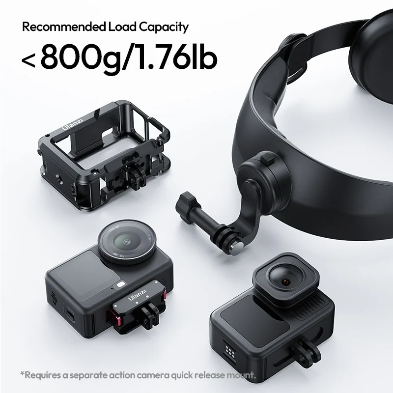 Ulanzi HERO-01 Action Camera Headband (C098) 6_ Ulanzi hero 01 action camera headband (c098) 6