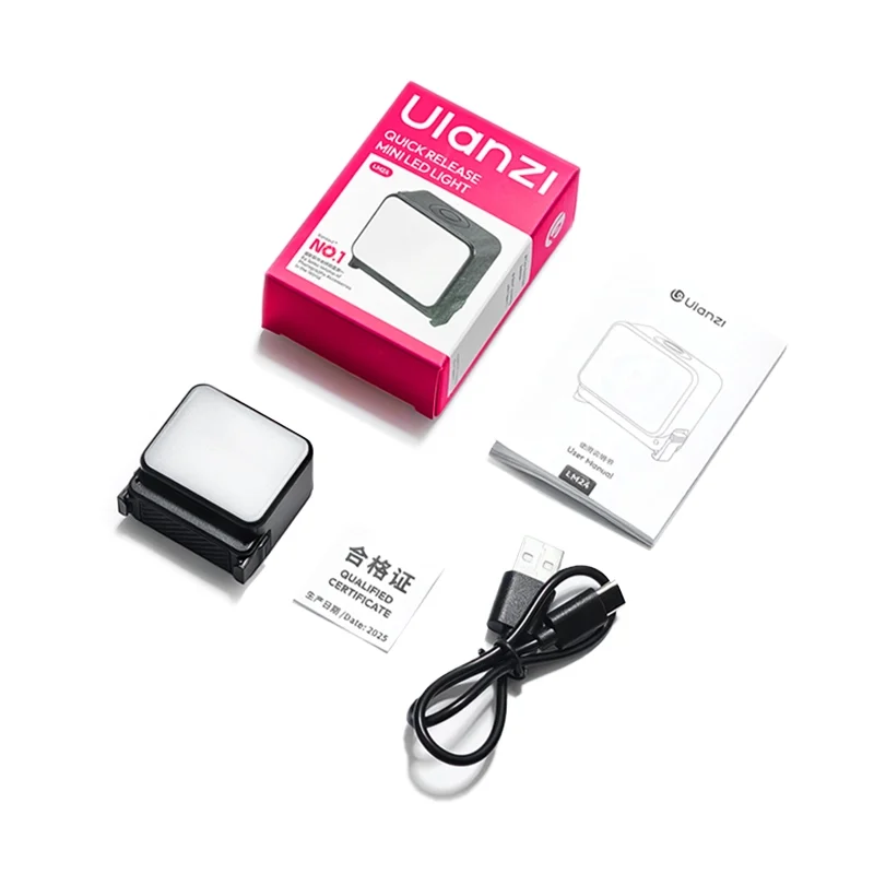 Ulanzi LM24 Mini LED Fill Light II for DJI Action 6 DJI Nano 18_ Ulanzi lm24 mini led fill light ii for dji action 6 dji nano 18