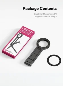 Ulanzi ma57 magsafe carabiner phone tripod black (12) 