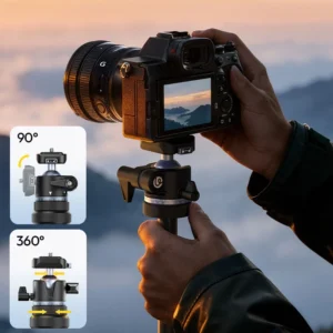 Ulanzi MT93 Auto-Open Tripod with UKA Ball Head (T202) 7_ Ulanzi mt93 auto open tripod with uka ball head (t202) 7