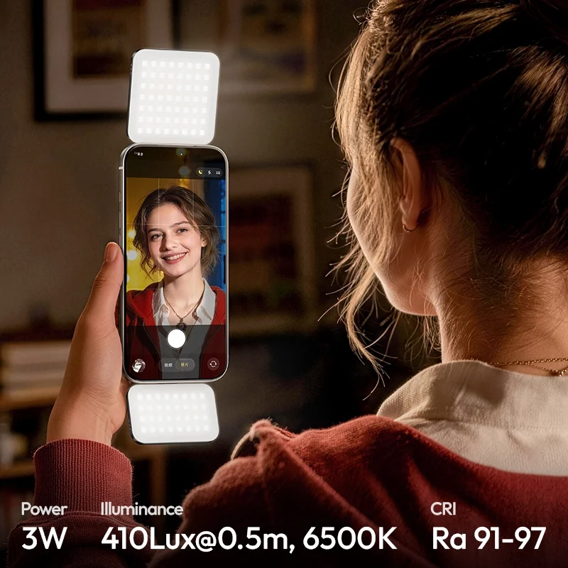 Ulanzi gl01 glowup fill light selfie magsafe 9